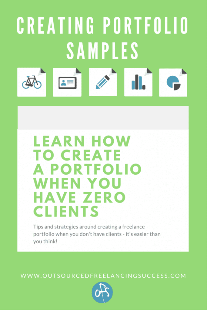 Creating portfolio samples when you have zero clients