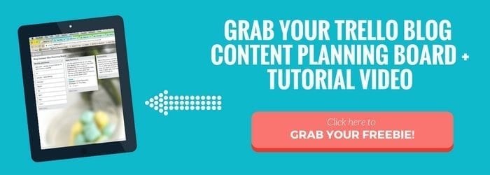 Grab the free Trello blog content planning board