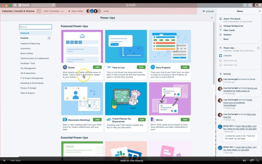 Butler for Trello screenshot1