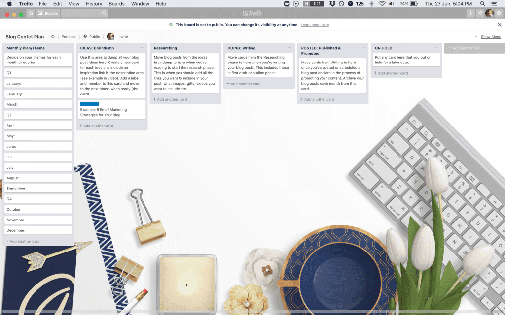 Click to grab the Trello board now!