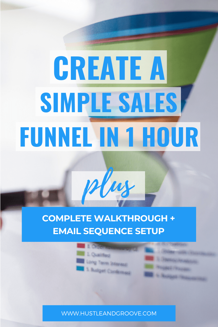 Simple sales funnel in an hour