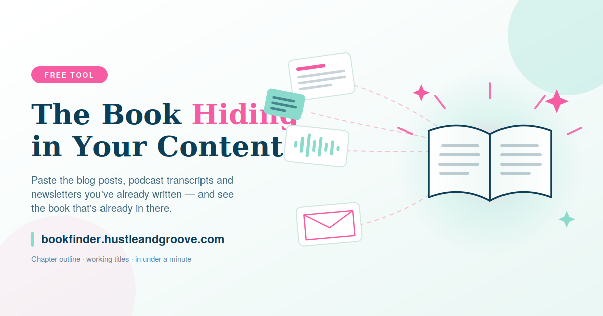 Find the book inside your content with the BookFinder tool