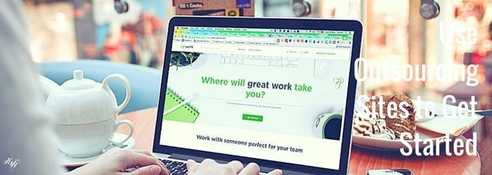 Use outsourcing sites to find new clients
