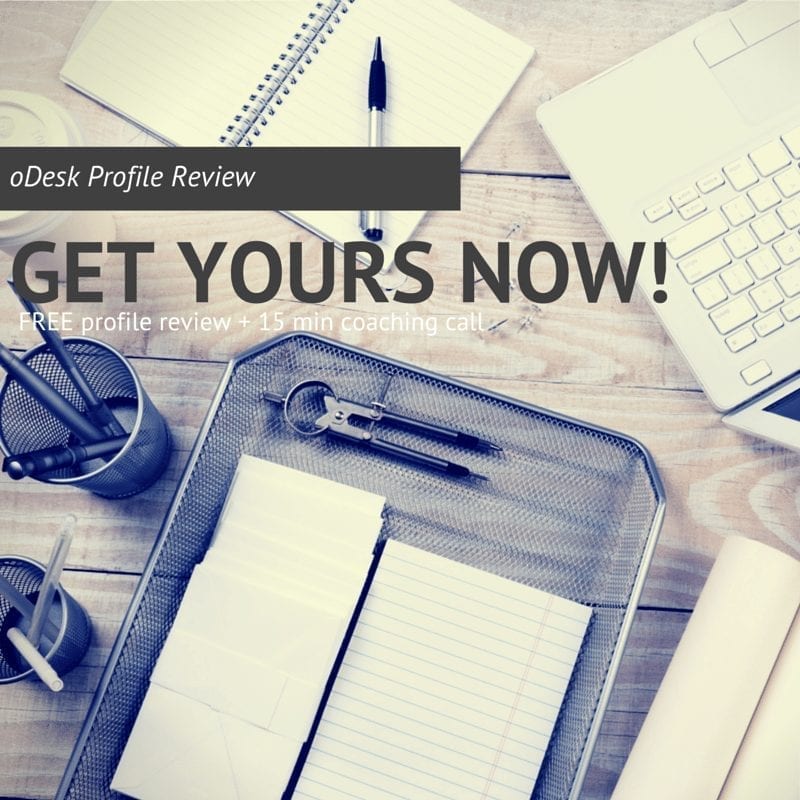Get your oDesk profile review here!