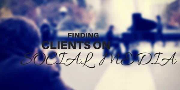 How to find clients on social media