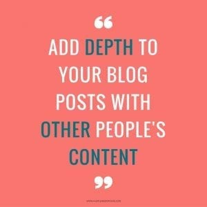Add depth to blog posts