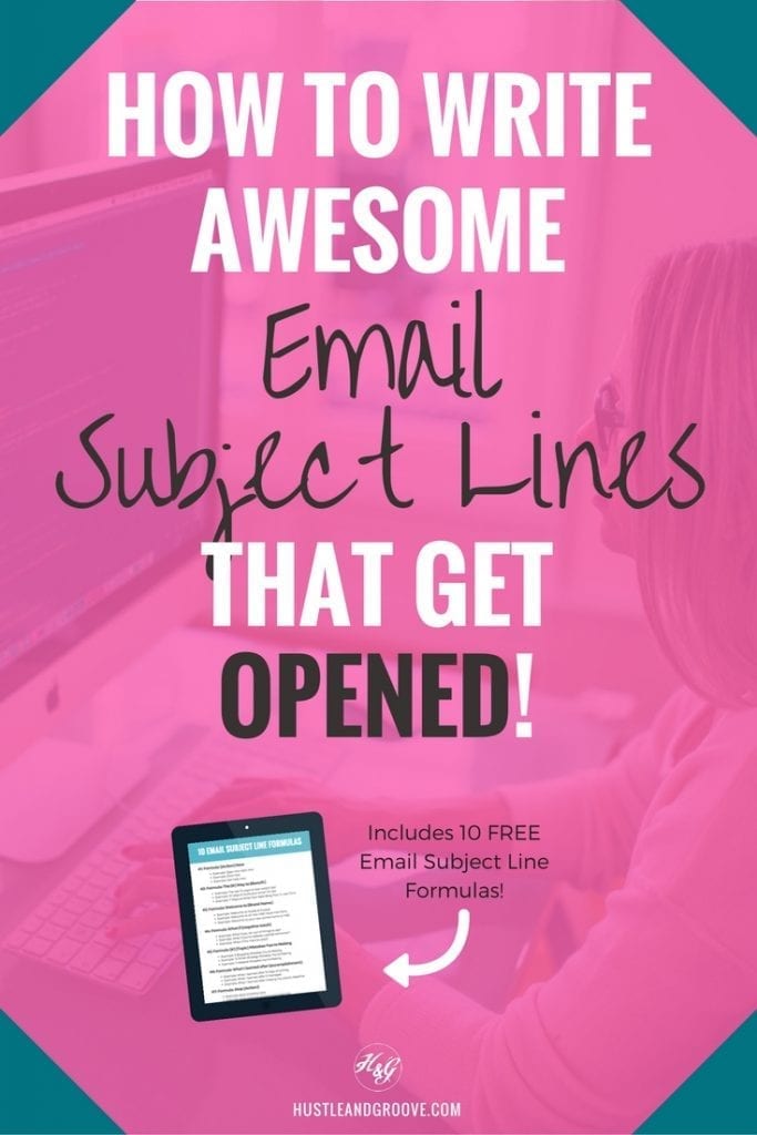 How to write awesome email subject lines that actually get clicked and opened. Includes a free download of 10 email subject line formulas. Click through to read more.