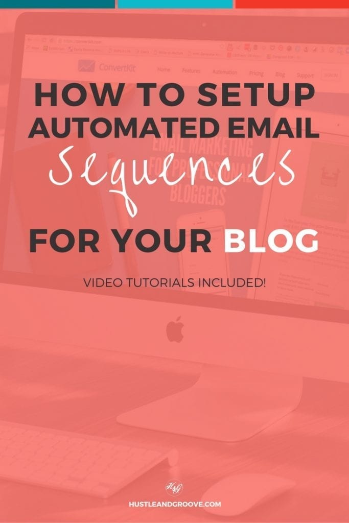 How to setup automated email sequences (autoresponders) for your blog, video tutorials included. Click through to learn more.
