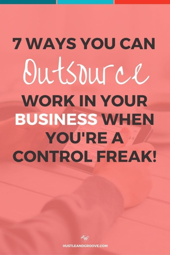 How to outsource work in your business when you're a control freak. Including strategies for automation too. Click through to read more.