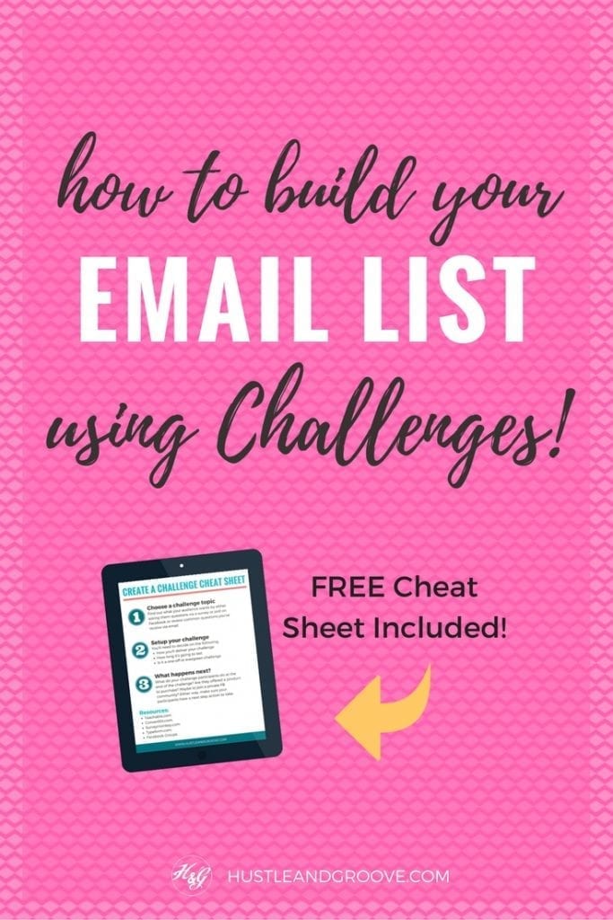 Looking to build your email list? Have you tried challenges yet? Click through to learn more and grab your FREE cheat sheet!