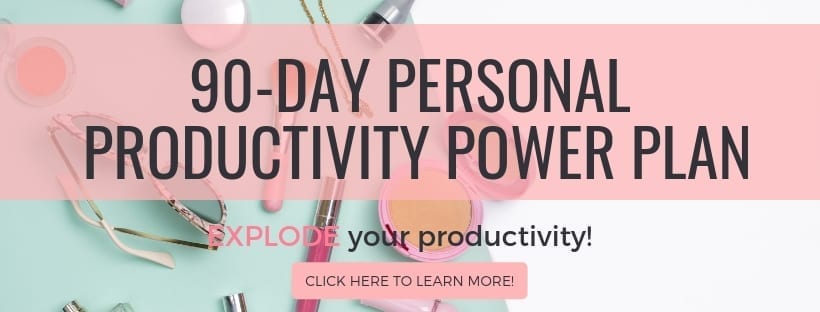 Get your personal productivity plan sorted for 2019 goals and planning!