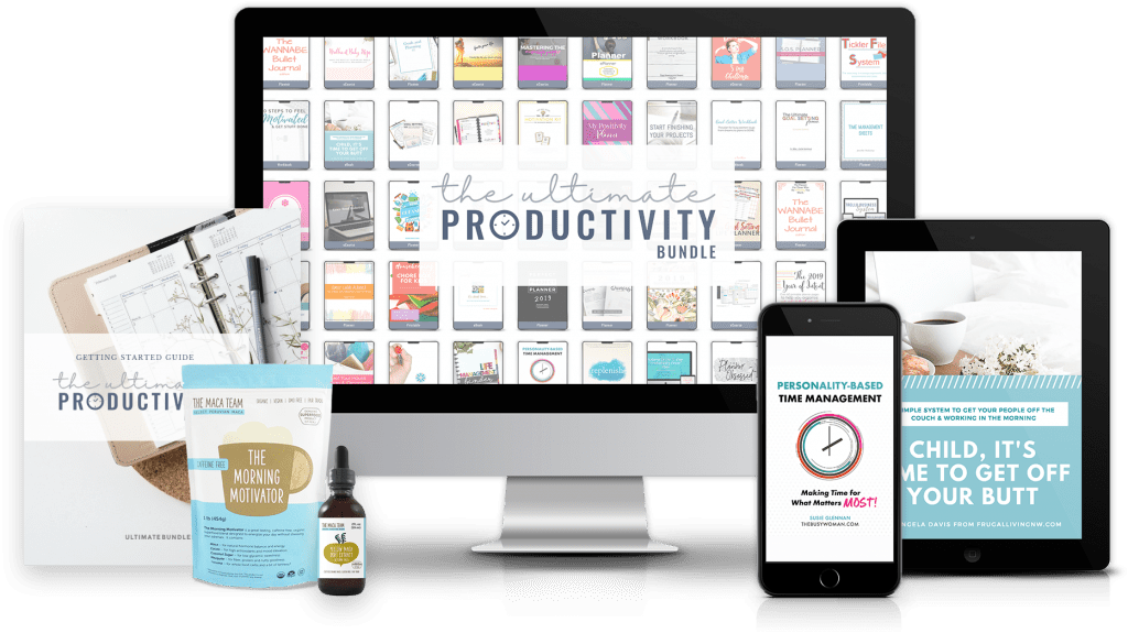 Use the productivity bundle to focus on one thing at a time