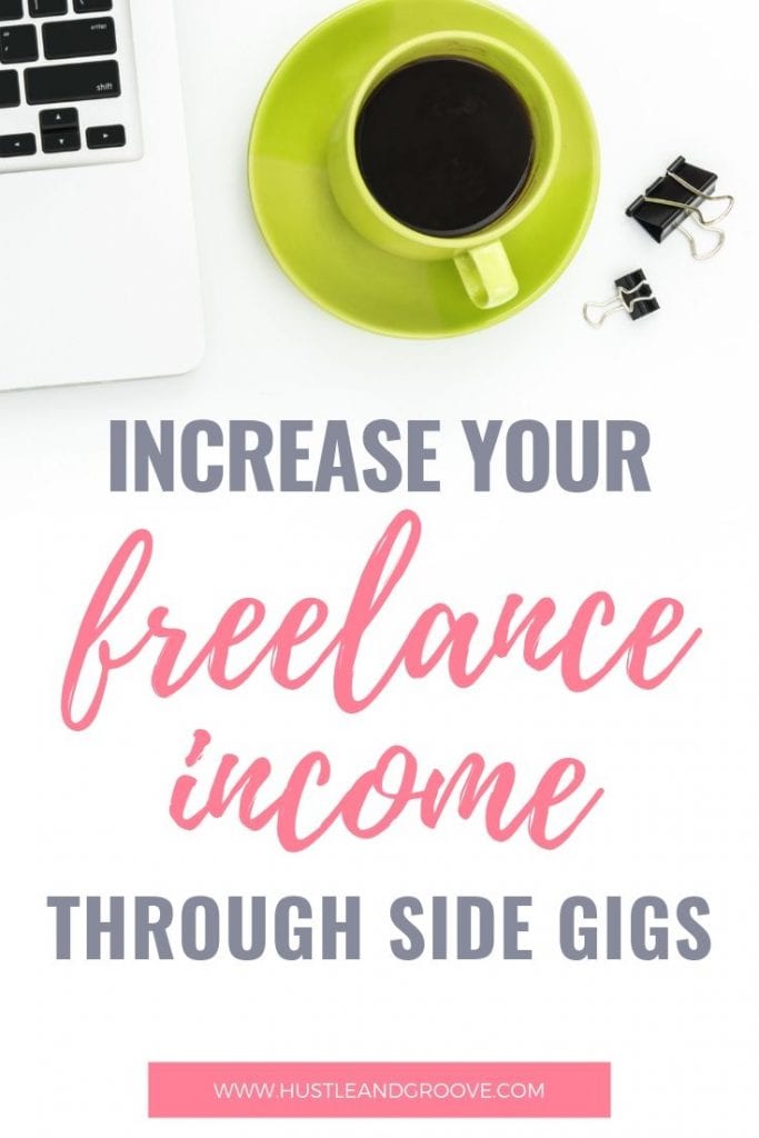 Increase your income through side gigs Pinterest image