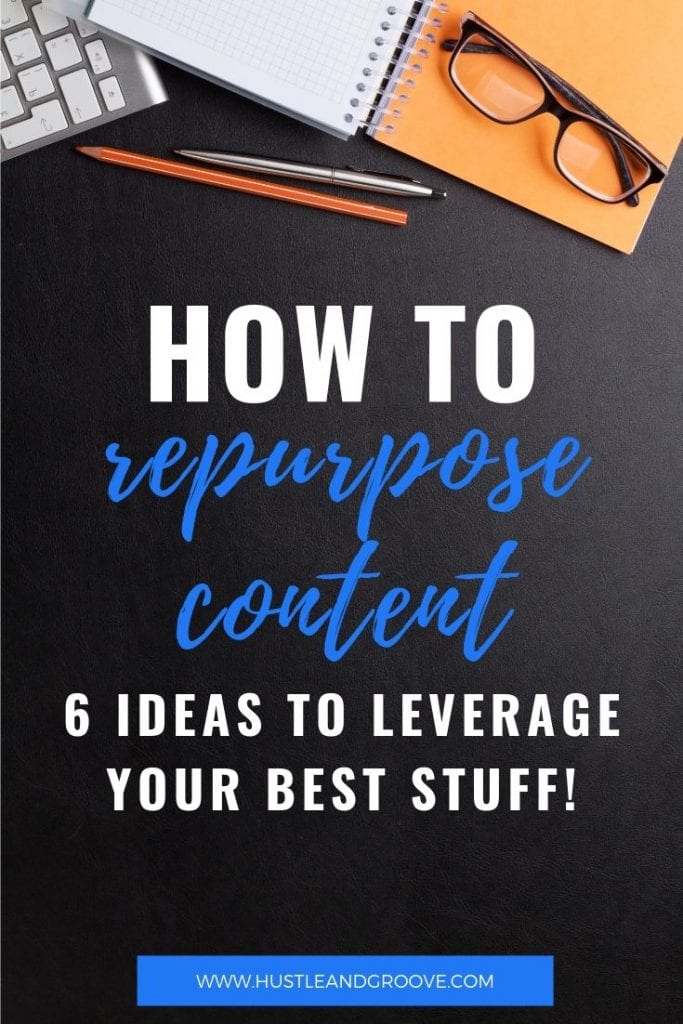 How to repurpose content Pinterest image
