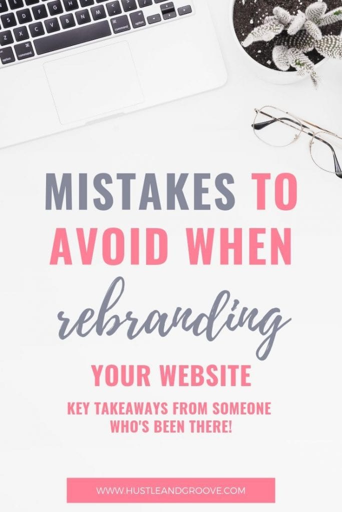 Mistakes to avoid when rebranding your website