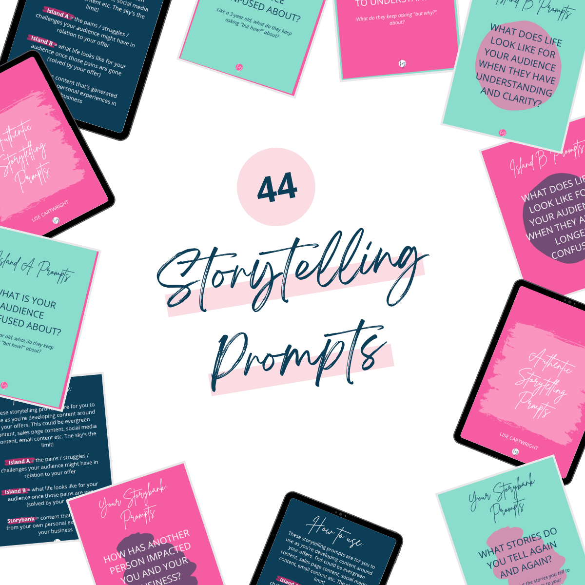 Storytelling Prompt Printables LM Hustle Groove
