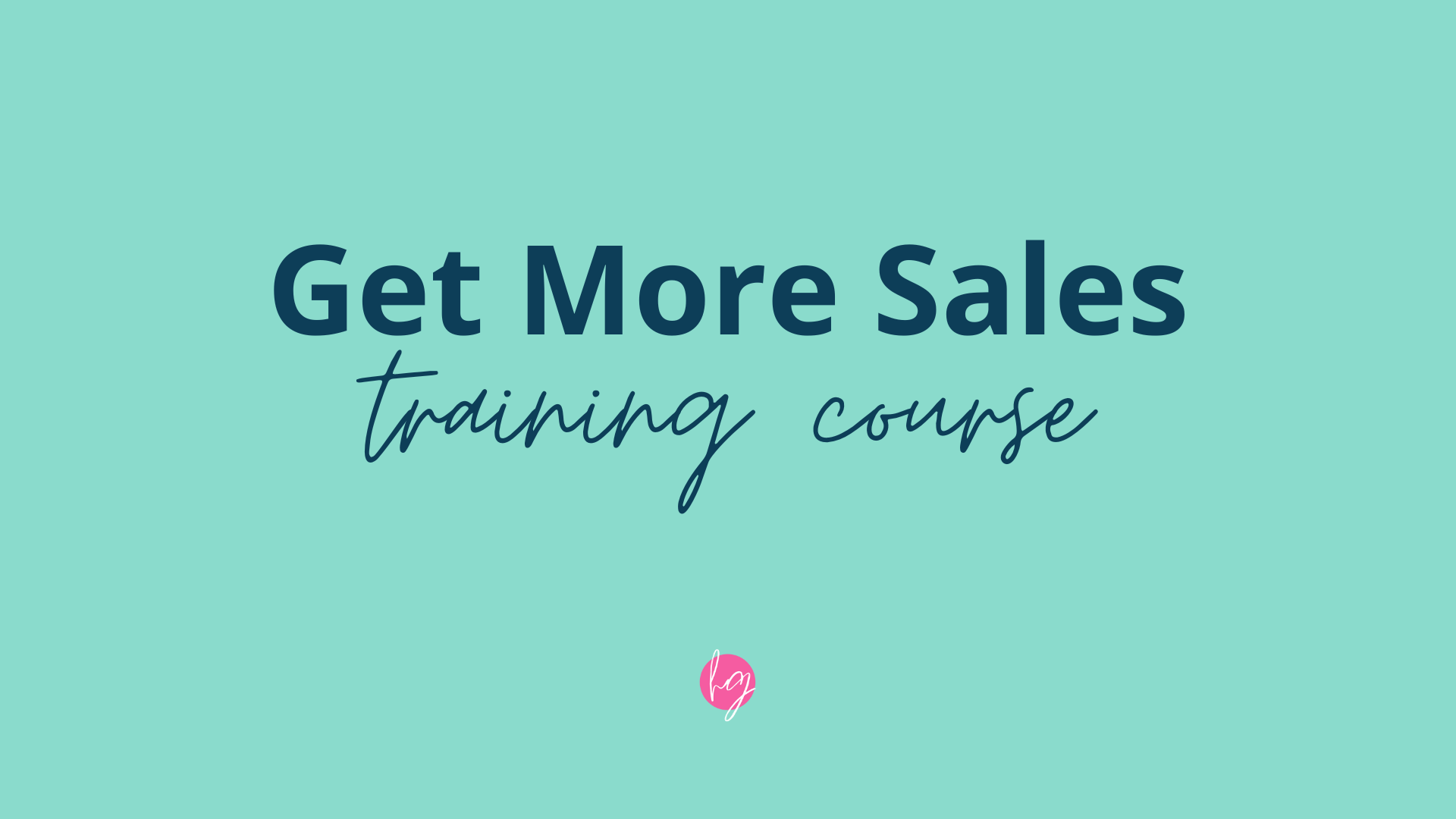 Get More Sales Training