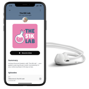 Private Podcast example - The $1K Lab